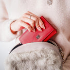 RFID Blocking Women's Leather Trifold Wallet