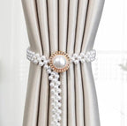 Curtain Tieback High Quality Elastic Holder Hook Buckle Clip Pretty And Fashion Polyester Decorative Home Accessories Modern Simple Style Curtain Tie Backs