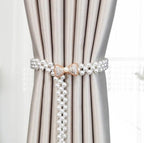 Curtain Tieback High Quality Elastic Holder Hook Buckle Clip Pretty And Fashion Polyester Decorative Home Accessories Modern Simple Style Curtain Tie Backs