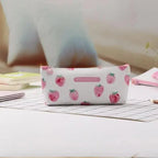 Elegant Small Fresh Print Stationery Portable Stylish Simple Pencil Case Cool Case For Students Office School Pouch