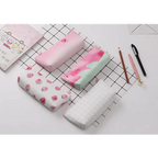 Elegant Small Fresh Print Stationery Portable Stylish Simple Pencil Case Cool Case For Students Office School Pouch