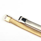 Golden Silver Curtain Clip Curtains Holders Feather Shape Tieback Buckle Clips Curtain Accessories Home Decor Modern Simple Style Curtain Tie Backs Decorative with Spring Curtain Strap Metal Plating Decorative Accessories 30cm