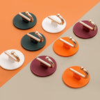 Luxury Wall Hooks Without Punching Self-Adhesive Suitable for Kitchen and Bathroom key Holder Seamless Hooks Behind The Door Wall Mounted Coat Rack Plastic Hook Home Decorative Small Hooks for Hanging Hat Coats Towel Jacket