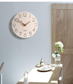 Wooden 3D Wall Clock Modern Design Nordic Room Decoration Kitchen Clock Art Hollow Wall Watch Home Decor Children's Room Decoration Kitchen Clock Art Hollow Wall Watch Home Decor 12 Inch